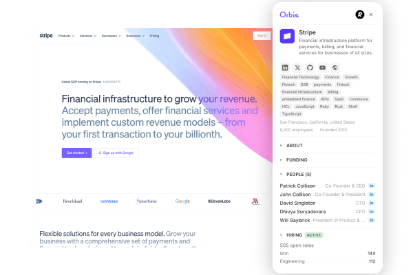 One Click. Full Company Profile.