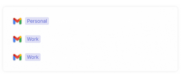 Multiple Gmail accounts